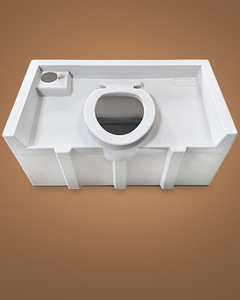 Комплектующие для биотуалетов — бак туалетной кабины «Стандарт Pro».