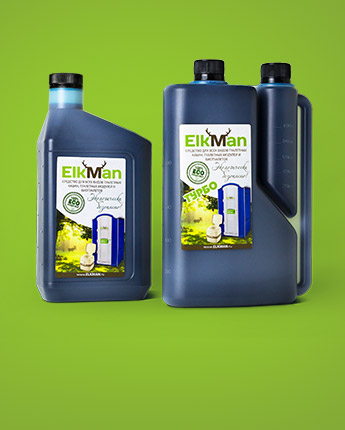 Жидкость-концентрат и супер концентрат «ЭлкМэн» — универсальное дезодорирующее средство.