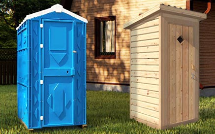 Преимущества туалетной кабины перед деревянным туалетом.